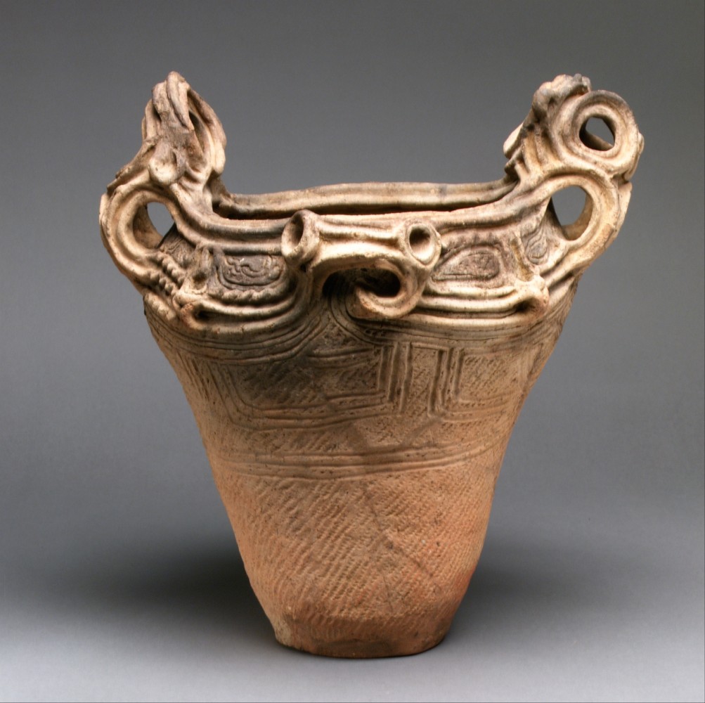Deep Pot (Fuka-bachi), Japan, Middle Jomon period (ca. 3500–2500 BCE). Source: The Met